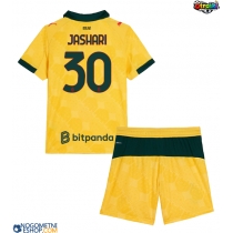 Otroški Nogometni dresi AC Milan Ardon Jashari #30 Tretji 2025-26 Kratek Rokav (+ Kratke hlače)